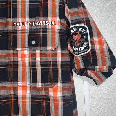 Plaid Harley-Davidson Shirt - Size L