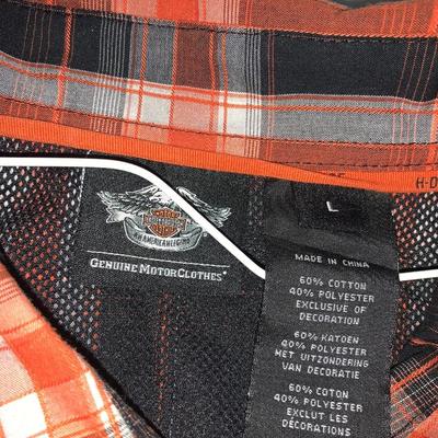 Plaid Harley-Davidson Shirt - Size L