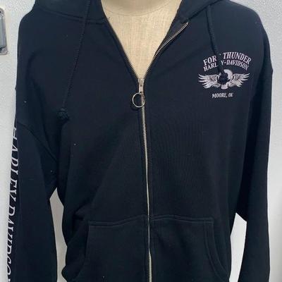Harley-Davidson Biker Hoodie W/Skull