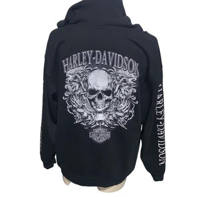Harley-Davidson Biker Hoodie W/Skull
