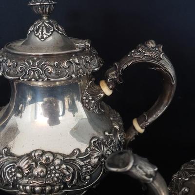 Sterling Tiffany, Bailey, Banks & Biddle Bowls, Tea Pots Set and More (LR-KD)