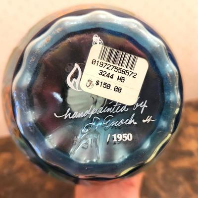Lot #186 Fenton Art Glass Vase - 2002 Showcase Dealer Exclusive