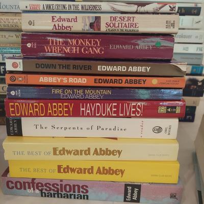 Adventure/Exploration Novels by Edward Abbey, Farley Mowat, Barbara Kingsolver and More (LLR-BBL)