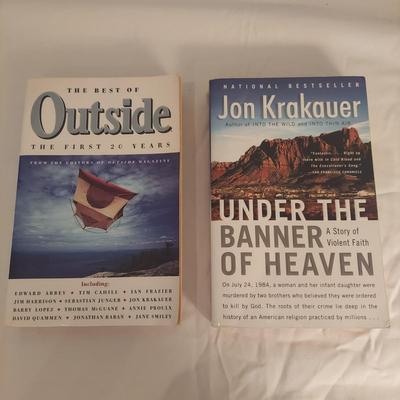 Adventure/Exploration Novels by Edward Abbey, Farley Mowat, Barbara Kingsolver and More (LLR-BBL)