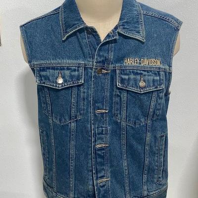Harley-Davidson Denim Vest - Size M