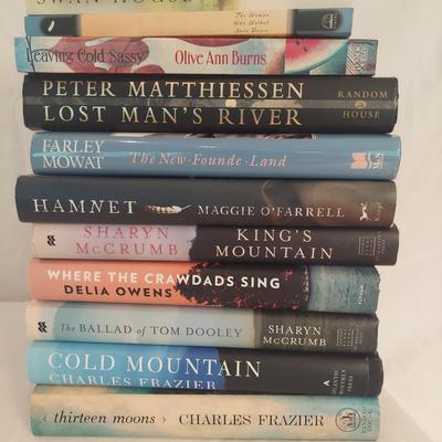 Fiction Novels Incl. Where The Crawdads Sing, Cold Mountain and More (LLR-BBL)
