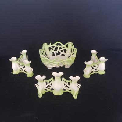 Vase Basket and Three Vase Arrangements (LR-KD)