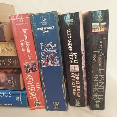 Fiction Novels by John Grisham, Sharyn McCrumb, James Alexander Thom and More (LLR-BBL)
