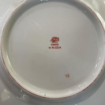 Russian blue plate