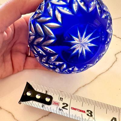 Cobalt Crystal Rosebowl