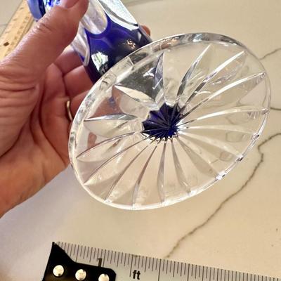 Cobalt Crystal Vase