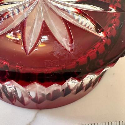 Red Crystal bowl