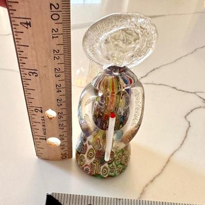 Murano glass crystal angel