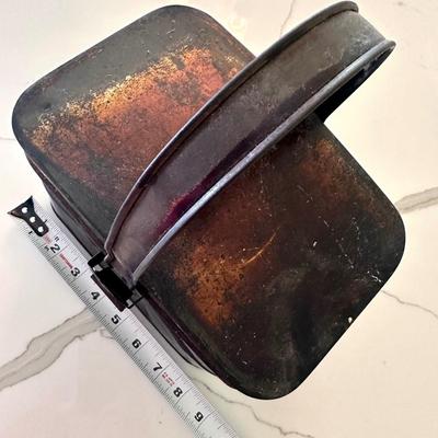 Antique Miners Lunchbox / Tin