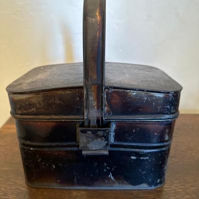 Antique Miners Lunchbox / Tin