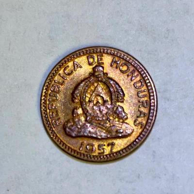 Honduras 1957 Copper 1 Centavo Coin