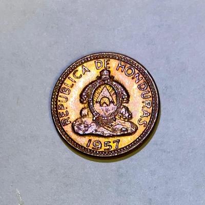 Honduras 1957 Copper 1 Centavo Coin