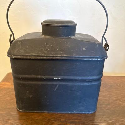 Antique Miners Lunchbox / Tin