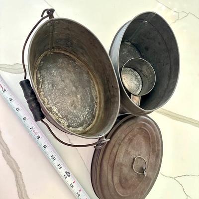 Antique Miners Lunchbox / Tin