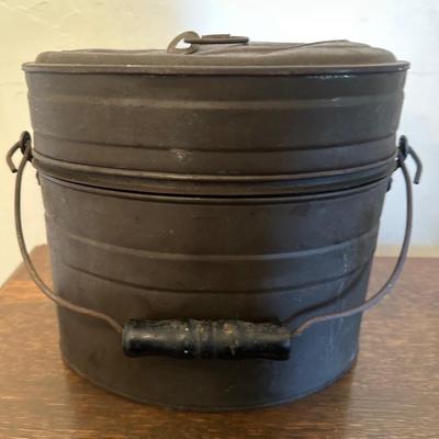 Antique Miners Lunchbox / Tin