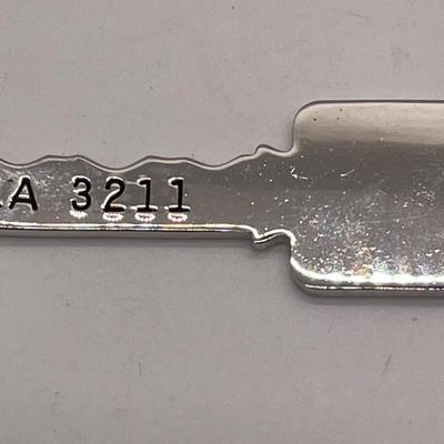 Vintage Playboy Club Member Key LA 3211 from Los Angeles Club, MINT Condition