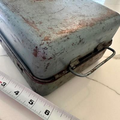 Antique Miners Lunchbox / Tin