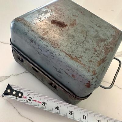 Antique Miners Lunchbox / Tin