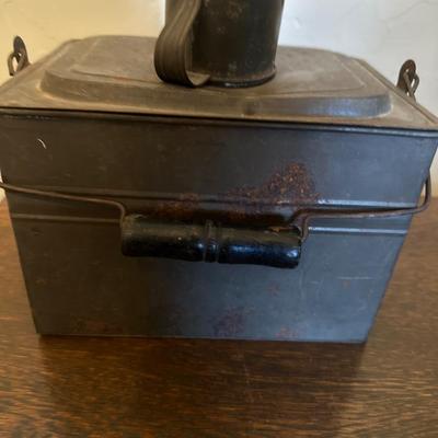 Antique Miners Lunchbox / Tin