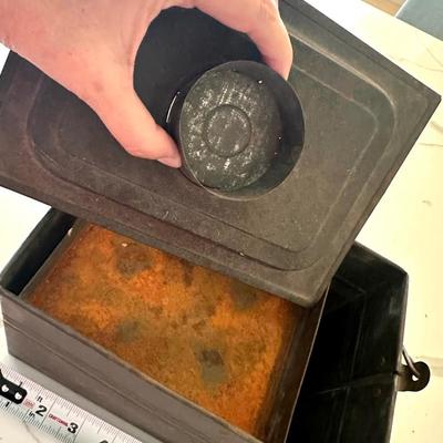 Antique Miners Lunchbox / Tin