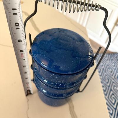 Antique Miners Lunchbox / Enamel