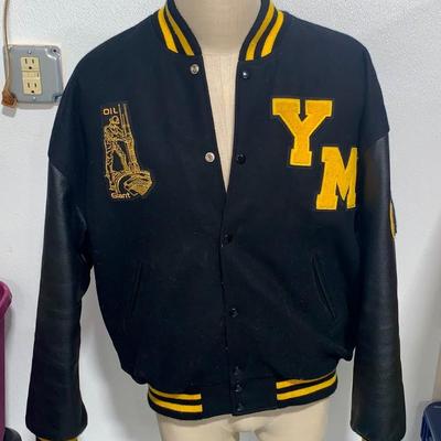 Pittsburgh “Yinzer Mob” Jacket W/Leather Sleeves
