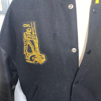 Pittsburgh “Yinzer Mob” Jacket W/Leather Sleeves