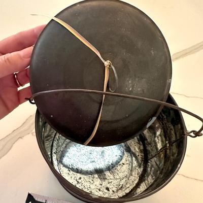Antique Miners Lunch Box - Tin