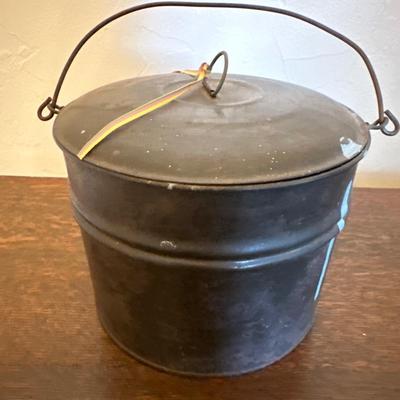Antique Miners Lunch Box - Tin