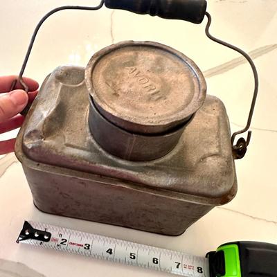 Antique Miners Lunch Box - Tin