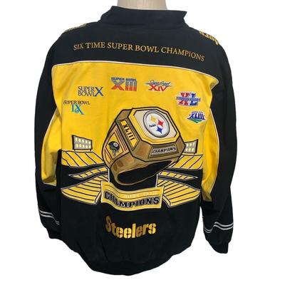 Pittsburgh Steelers Super Bowl 43 Jacket - Size 4XL