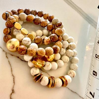 Beautiful Bracelet Lot - Neutrals Grace George