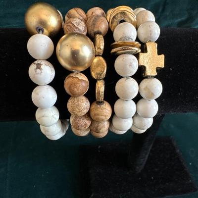 Beautiful Bracelet Lot - Neutrals Grace George