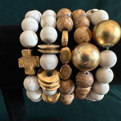 Beautiful Bracelet Lot - Neutrals Grace George