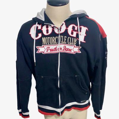Coogi Motorcycle Club Full Zip Hoodie - Size 3XL