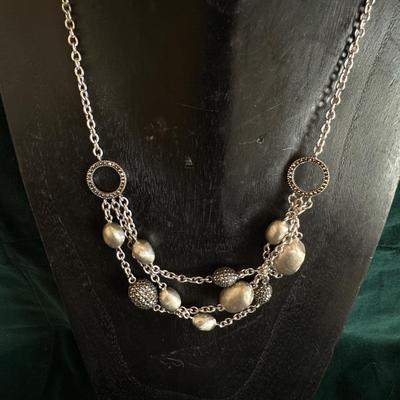 Nanis Jewels Sterling & Marcasite from Italy Necklace & earrings