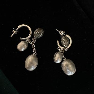 Nanis Jewels Sterling & Marcasite from Italy Necklace & earrings