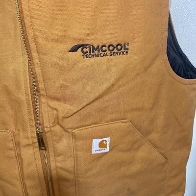 Carhartt Vest, Size XL - Cimcool Technical Service