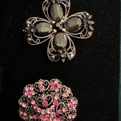 2 Brooches