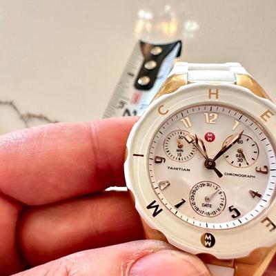 Michele Tahitian Jelly Beans Watch - White