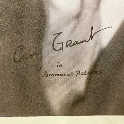 CARY GRANT - 8x10 Photo Print w/Stamped Signature by Paramount Pictures as Pictured.