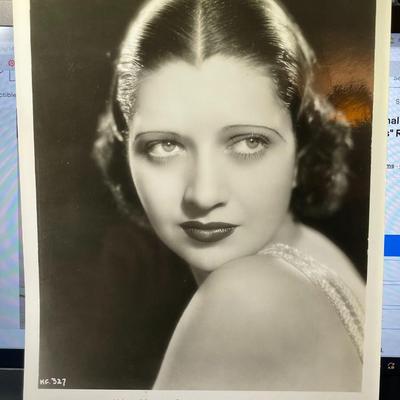 KAY FRANCIS - 8x10 Photograph by Warner & Vitaphone Pictures as Pictured.