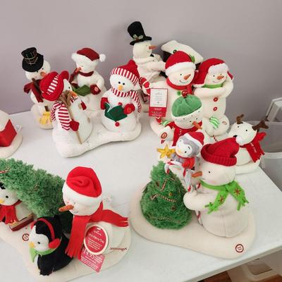 Tote Full of Christmas Winter Snowman Musical Animated Hallmark Jingle Pals