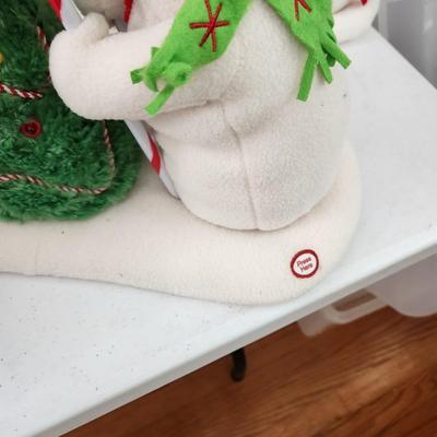 Tote Full of Christmas Winter Snowman Musical Animated Hallmark Jingle Pals