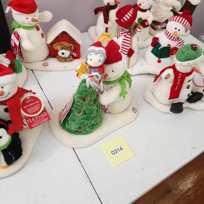 Tote Full of Christmas Winter Snowman Musical Animated Hallmark Jingle Pals
